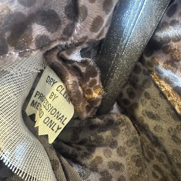 Carlye Vintage Leopard Print Velvet Maxi Dress - Picture 9 of 11